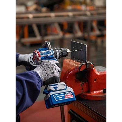 Parafusadeira Furadeira de Impacto by TOTAL 20V Brushless 96 Azul