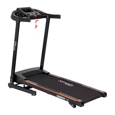 Esteira Eletrônica Energy 1.8 12 Programas Dobrável Dream Laranja e Preto / 220V