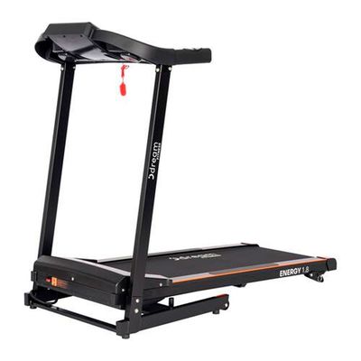 Esteira Eletrônica Energy 1.8 12 Programas Dobrável Dream Laranja e Preto / 220V