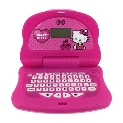 Kit Laptop Infantil Educativo Candide Barbie Charm + Hello KittyTech Bilíngue