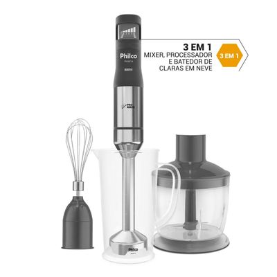 Mixer Philco 800W 3 em 1 Velocity Pro Control PMX81A 127V