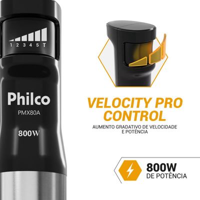 Mixer Philco 800W Velocidade Variável PMX80A 220V