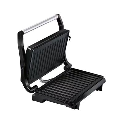 Grill Elétrico Compact Uno GPTO Grelha Antiaderente Trava Lateral Preto Arno Preto / 110V