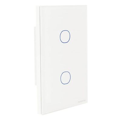 Interruptor Touch Wi-Fi Smart Tramontina Branco com 2 Canais