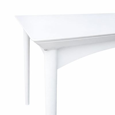 Mesa para 4 Lugares Desmontável Júpiter 70cm em Polipropileno Branco Acrilys