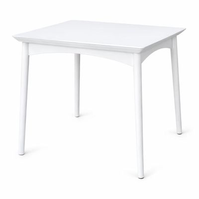 Mesa para 4 Lugares Desmontável Júpiter 70cm em Polipropileno Branco Acrilys