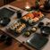 Conjunto 28 Peças Sushi Molho Shoyu Travessa Copo Ramequim C