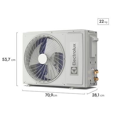 Ar-condicionado Electrolux MaxComfort Full Inverter Frio 18.000 BTUs (NI18F/NE18F) 220V