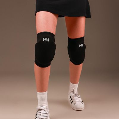 Joelheira Slide Ii Preto M  Knit 3D Espuma 12Mm Alta Proteção Impacto Conforto E Liberdade De Movimento Esportes Intenso