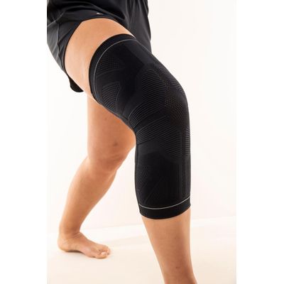 Joelheira Training Preta M Knit 3D N1 Sport Compressão Alívi