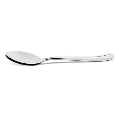 Jogo 12 peças Colher de Mesa Modena Brinox Aço Inox Polido T Inox