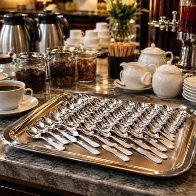 Conjunto 36 Colheres de Chá e Café Aço Inox Bellagio Brinox Inox