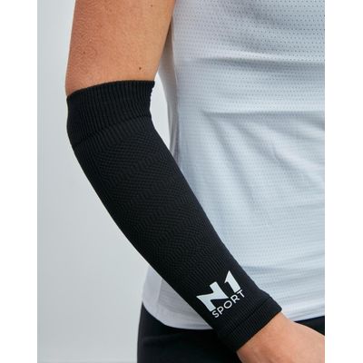 Protetor de Antebraço Spry Tamanho G Cor Preta N1 Sport KNIT 3D Estabilidade Redução de Fadiga e Alta Performance