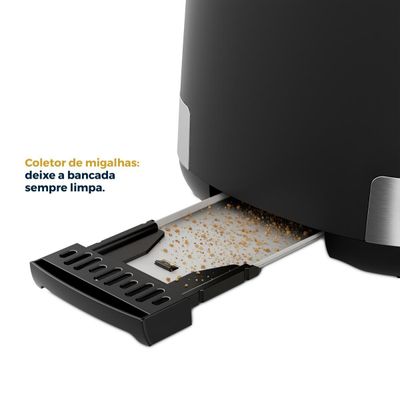 Torradeira Britânia 7 Níveis 800W BTR06A 220V