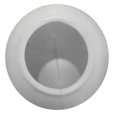 Kit 2 Globos para Poste Iluminação Externa 30cm Leitoso Decorativo Pvc Global Dital
