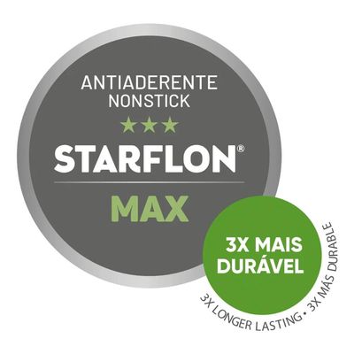 Jogo de Panelas Tramontina Turim 10 Peças em Alumínio Antiaderente Starflon Max Preto