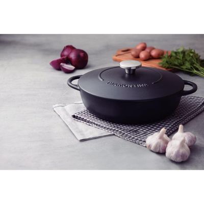 Fritadeira Tramontina Trento em Ferro Esmaltado com Revestimento Interno em Antiaderente Starflon Excelent 28 cm 4,1 L