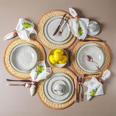 Aparelho de Jantar 30 Peças Bio Latte Porto Brasil