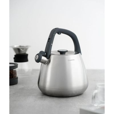 Chaleira com Apito Indução Tramontina 4L em Aço Inox Cabo de Nylon