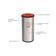 Lixeira Inox Tramontina Piemonte 40 Litros Acetinado Tampa Basculante Marrom