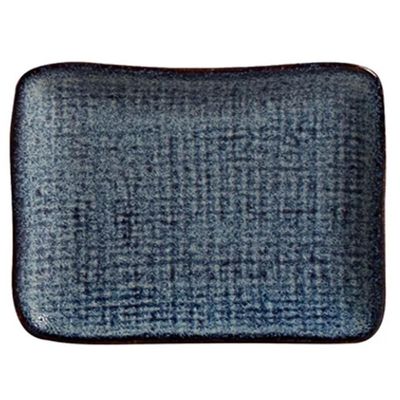 24 Pratos Cerâmica Titanium Porto Brasil 14x18cm Restaurante Japonês Servir Peças de Sushi
