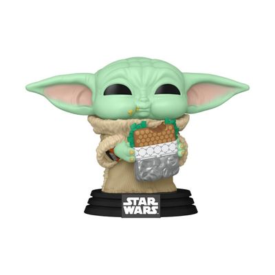 Boneco Funko Pop! Star Wars Mandaloriano - Grogu com Comida