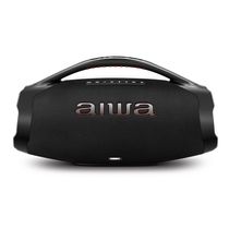 Caixa de Som Boombox Plus AIWA BBS-01-B 200W Bluetooth 30H IP66 USB Preto
