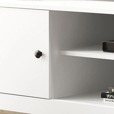 Rack para TV 2 Portas 150x44x47 cm Branco Ditália