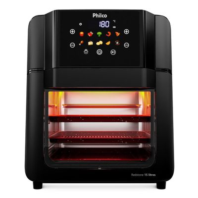 Air Fryer Oven Philco 15L Redstone 10 Funções PAF15C 220V