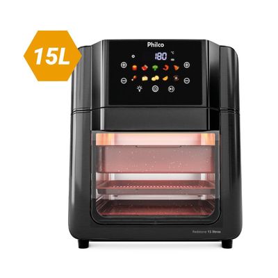Air Fryer Oven Philco 15L Redstone 10 Funções PAF15C 220V