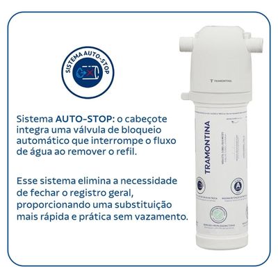 Filtro de Água Tramontina com Refil Classe A