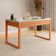 Mesa para Escritório em MDF Off White Freijó 135x68 cm Dalla Costa