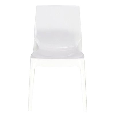 Kit 4 Cadeiras Plástica Branca Tramontina Área Gourmet Cozinha Restaurante Summa Alice