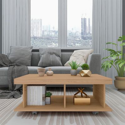 Mesa de Centro Retangular Dunas Carvalho