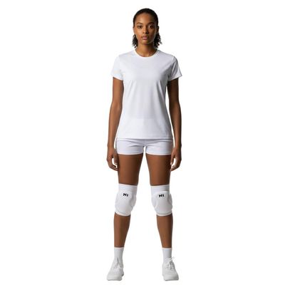 Joelheira Spry Branco P Knit 3D Eva 15Mm Proteção Impacto