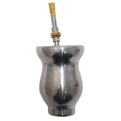 Cuia E Bomba Metal Chimarrão Mate Terere Mini Para Criança Inox