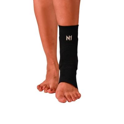 N1 Sport Tornozeleira Linha Pró Preta Tamanho GG KNIT 3D com