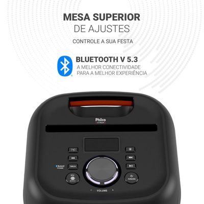 Caixa de Som Philco Extreme ExBass 480W PCX4801 Bivolt