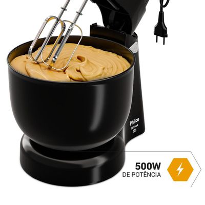 Batedeira Philco Portátil 4L 500W 4 Velocidades PBT50A 220V
