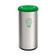 Lixeira Inox Tramontina Piemonte 40 Litros Acetinado Tampa Basculante Verde