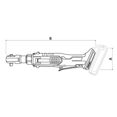 Chave Catraca 20V 3/8" 65 N.m Tramontina Sem Bateria e Carregador