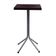 Mesa Quadrada Tramontina Sigma Alta 59x106 cm Marrom Polipropileno e Base em Aço Carbono