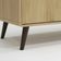 Rack Estante para TV Curve 2 Portas 150cm Mel Marrom Movelbento