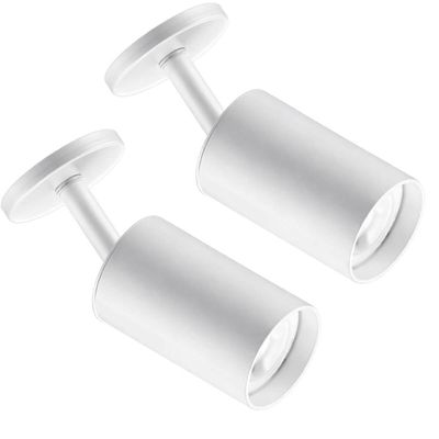 Kit 2 Spots de Sobrepor Neo Luminárias Direcionáveis de Teto Áreas Internas Externas GU10 Bivolt Dital