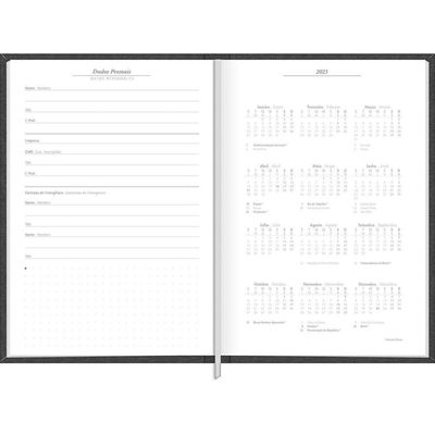 Agenda Executiva Costurada Capa Dura Milano 2025  - 12,3x16,6cm - Tilibra