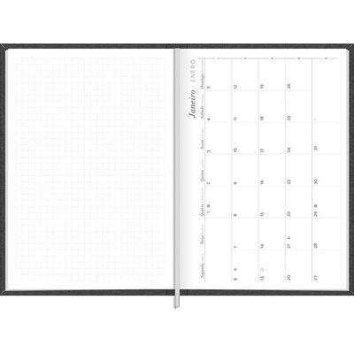 Agenda Executiva Costurada Capa Dura Milano 2025  - 12,3x16,6cm - Tilibra