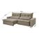 Sofá Grecia Veludo 02 Módulos De 110m B25cm Meu Sofá Online B002 Veludo Capuccino