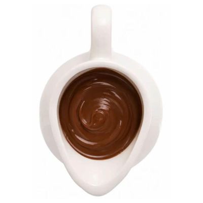 Kit 12 Leiteiras Pequenas Porcelana Branca 190ml Milão Lyor Calda Creme Hotel Cafeteria Padaria