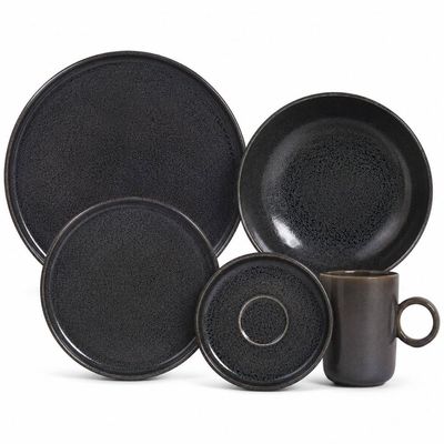Aparelho de Jantar Cerâmica Porto Brasil Azul Basic Dove 20p