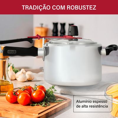 Panela de Pressão Clock Original+ Fechamento Interno 4,5L